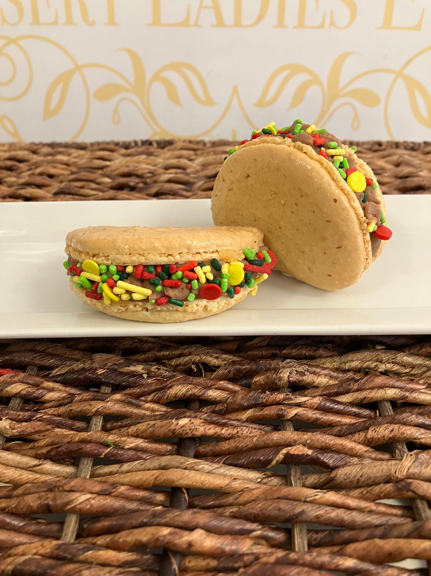 Taco Macaron - The Dessert Ladies
