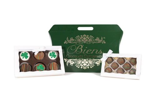 St. Patrick's Day Tote Box - Dark Green - The Dessert Ladies