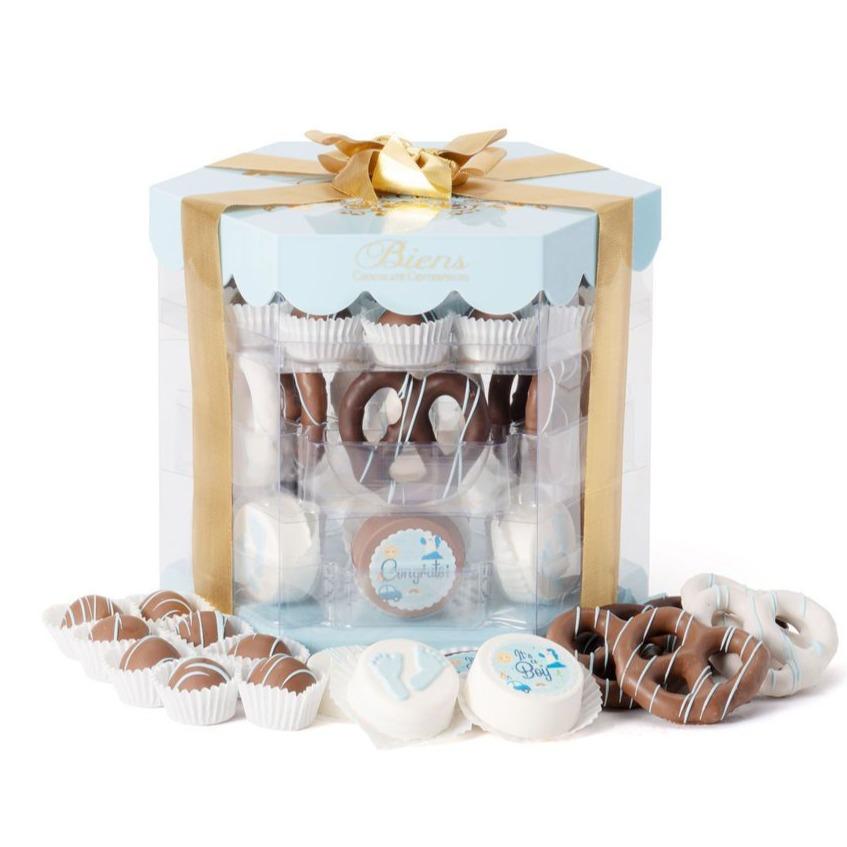 Baby Selection Box - Light Blue - The Dessert Ladies