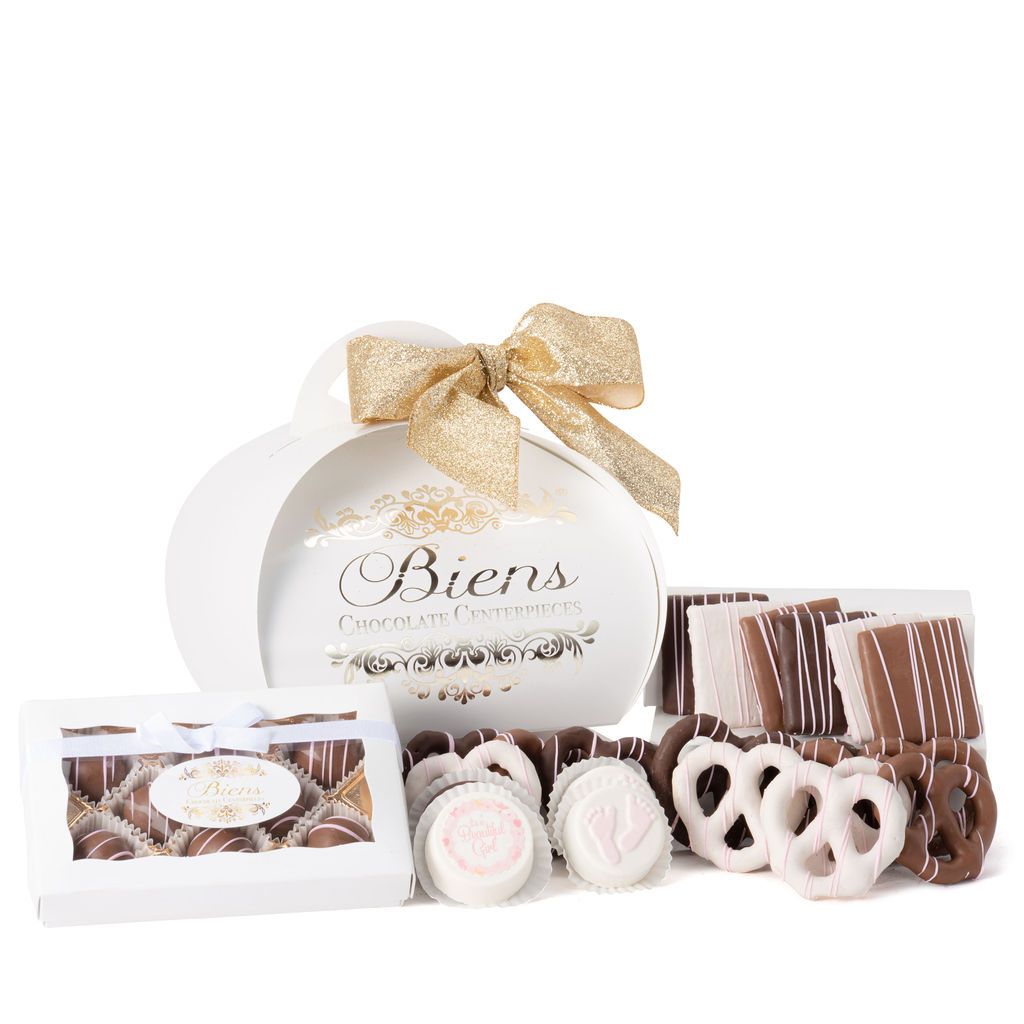 Baby Large Tulip Box - White - The Dessert Ladies