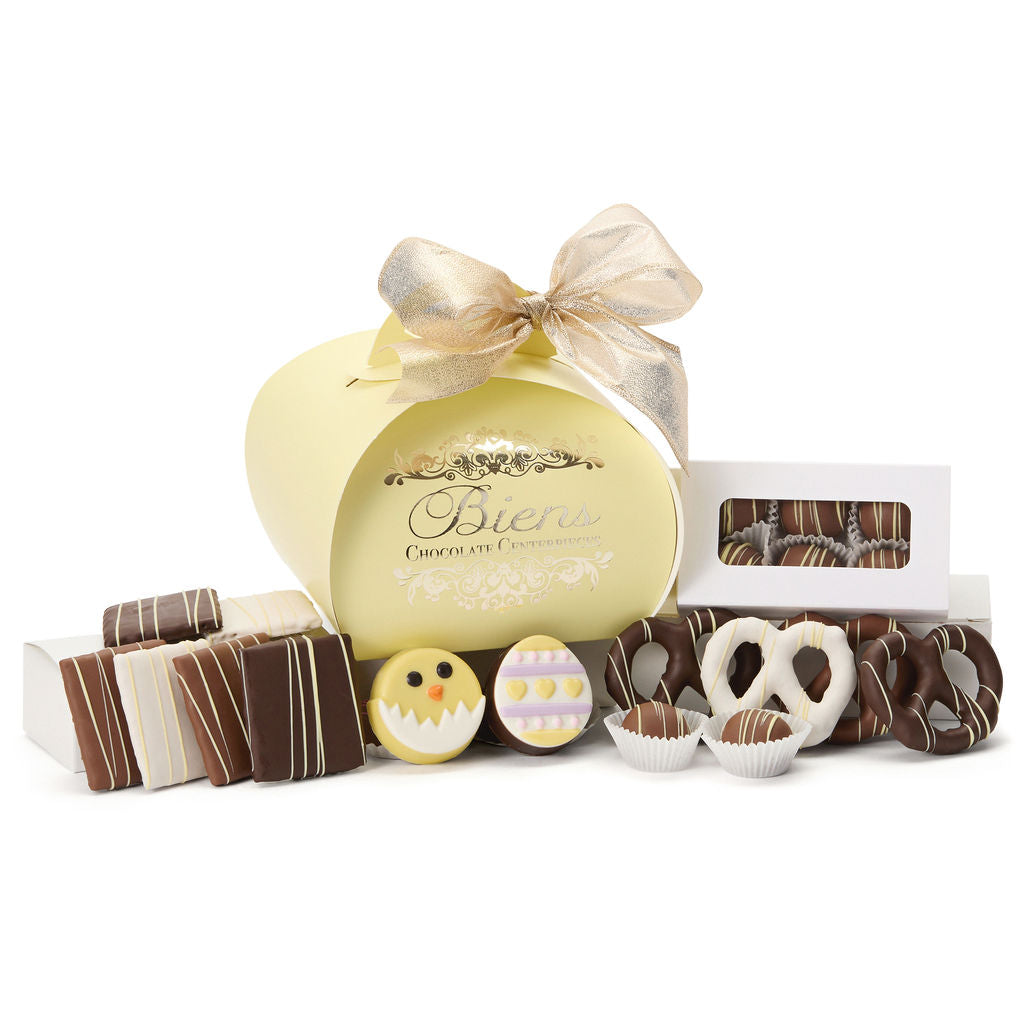 Easter Small Tulip Box-Yellow - The Dessert Ladies