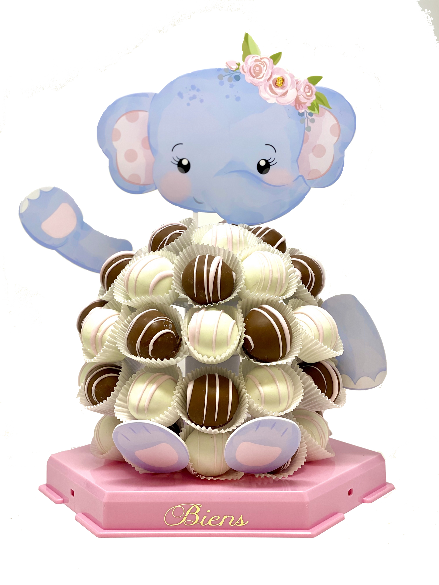 Ellie Tusk- The Elephant Biens Chocolate Centerpiece - The Dessert Ladies