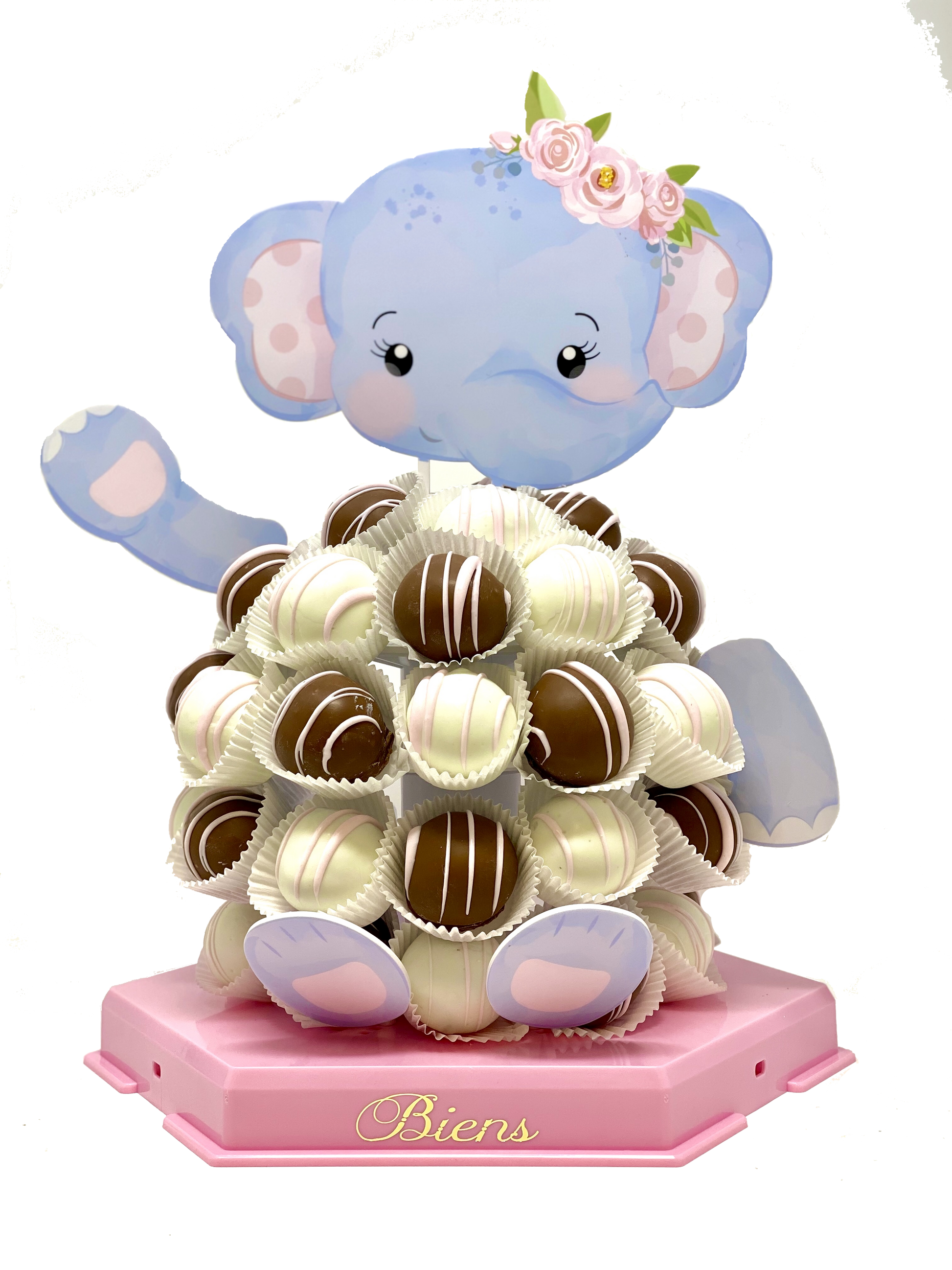Ellie Tusk- The Elephant Biens Chocolate Centerpiece - The Dessert Ladies