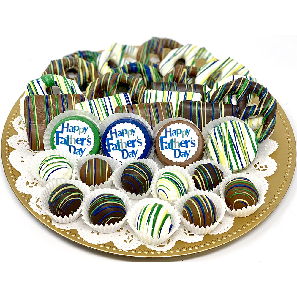 Large Father's Day Mixed Chocolate Platter - The Dessert Ladies