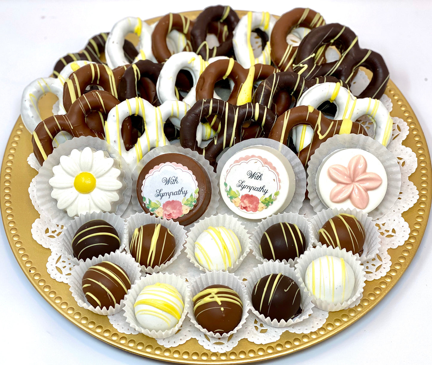 Large Mixed Sympathy Chocolate Platter - The Dessert Ladies