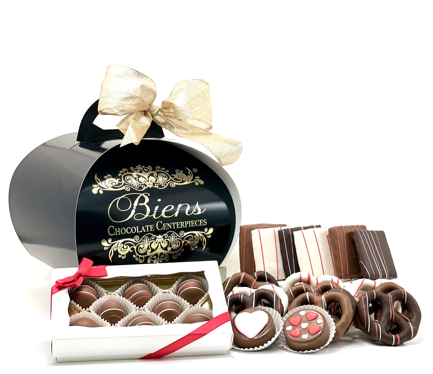 Valentine's Day Tulip Mixed Chocolate Box- Black - The Dessert Ladies