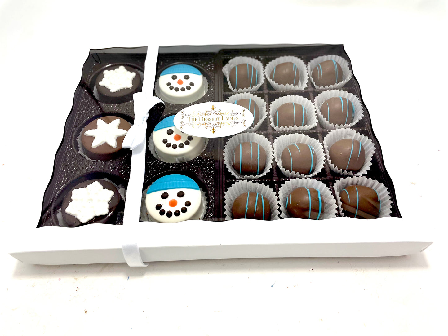 Hanukkah Mixed Chocolate Box - The Dessert Ladies