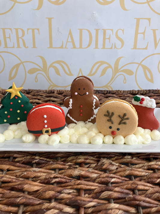 Christmas Macarons- PICK-UP ONLY - The Dessert Ladies