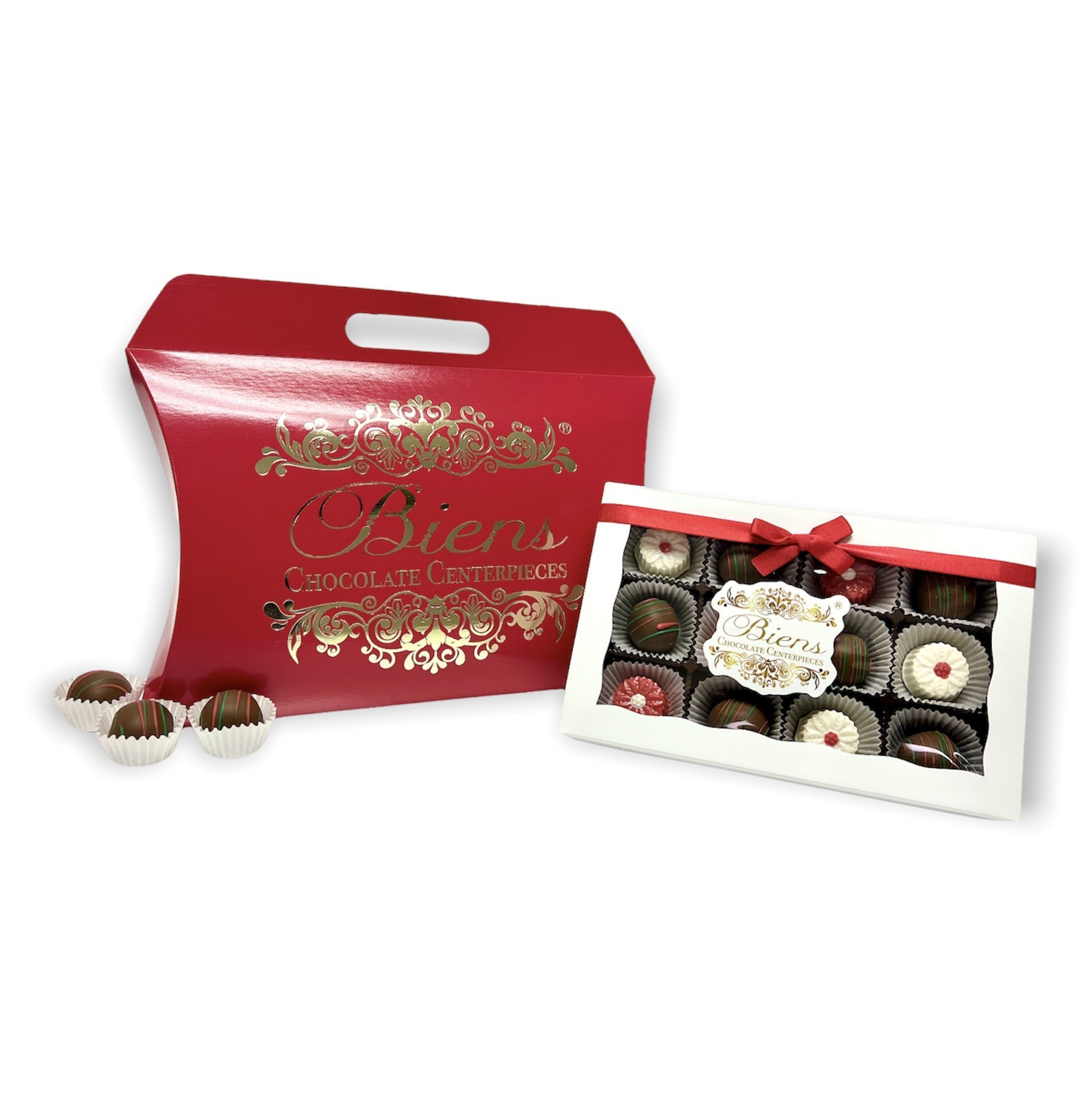 Christmas Purse Box - Red - The Dessert Ladies