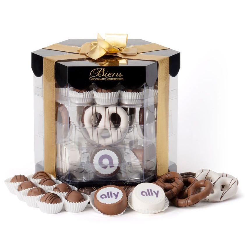 Corporate Selection Box- Black - The Dessert Ladies