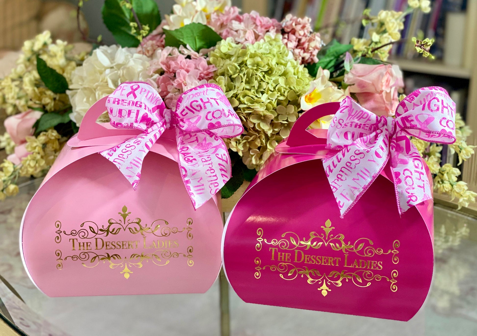 Breast Cancer Awareness Tulip Mixed Chocolate Box Fundraiser - The Dessert Ladies