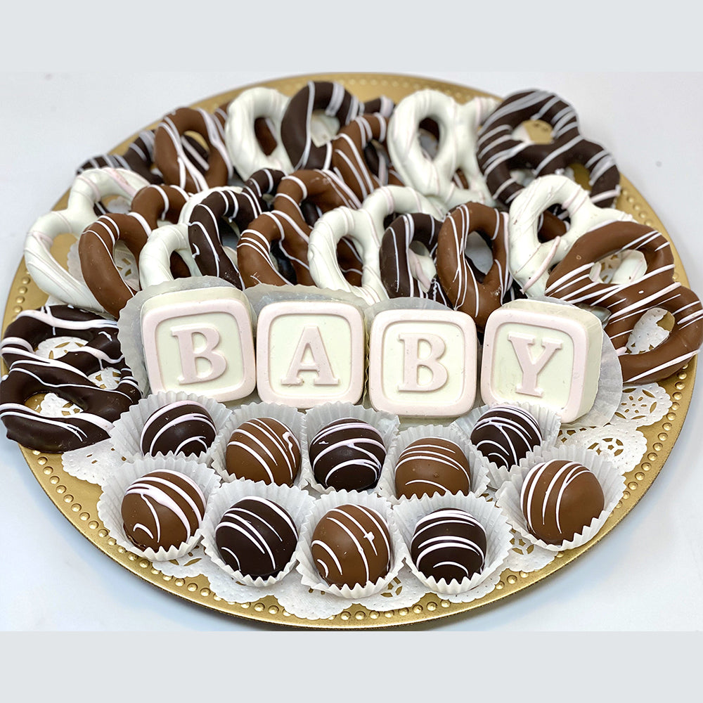 Large Baby Mixed Chocolate Platter- Customize It! - The Dessert Ladies