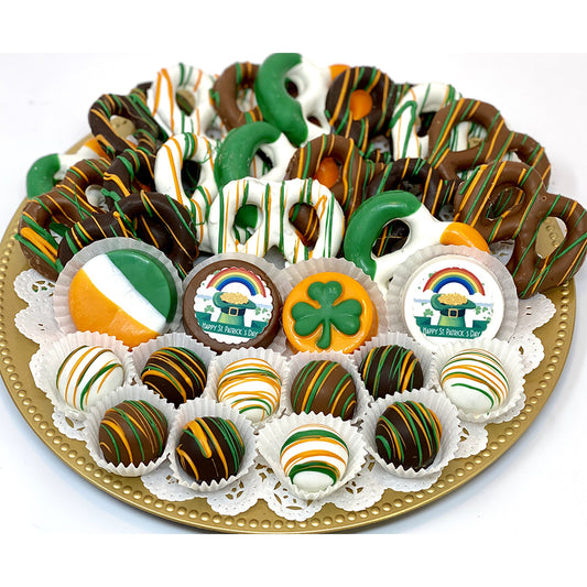Large St. Patrick's Day Mixed Chocolate Platter - The Dessert Ladies