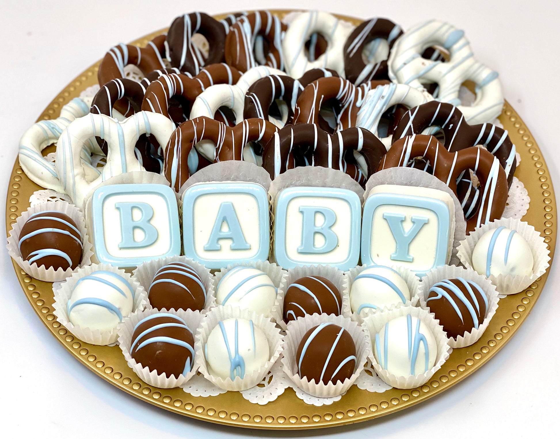 Large Baby Mixed Chocolate Platter- Customize It! - The Dessert Ladies