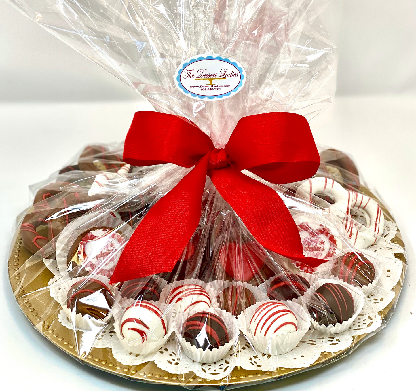 Large Valentine's Day Mixed Chocolate Platter - The Dessert Ladies