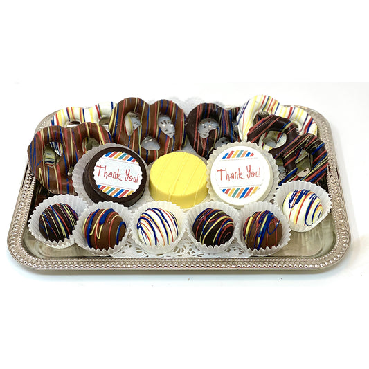 Classic Thank You Mixed Chocolate Platter - The Dessert Ladies