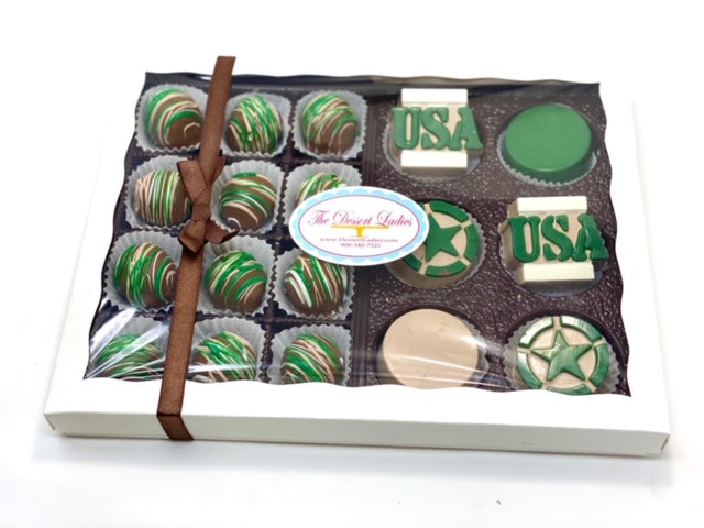 Camo Army Mixed Gift Box - The Dessert Ladies