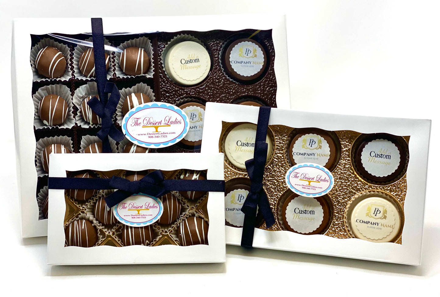 Mixed Corporate Gift Tower - The Dessert Ladies