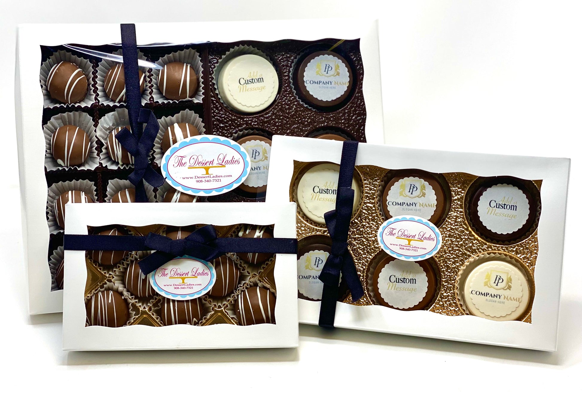 Mixed Corporate Gift Tower - The Dessert Ladies