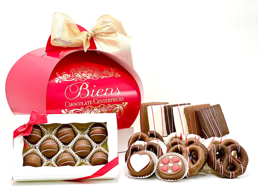Valentine's Day Tulip Mixed Chocolate Box - The Dessert Ladies