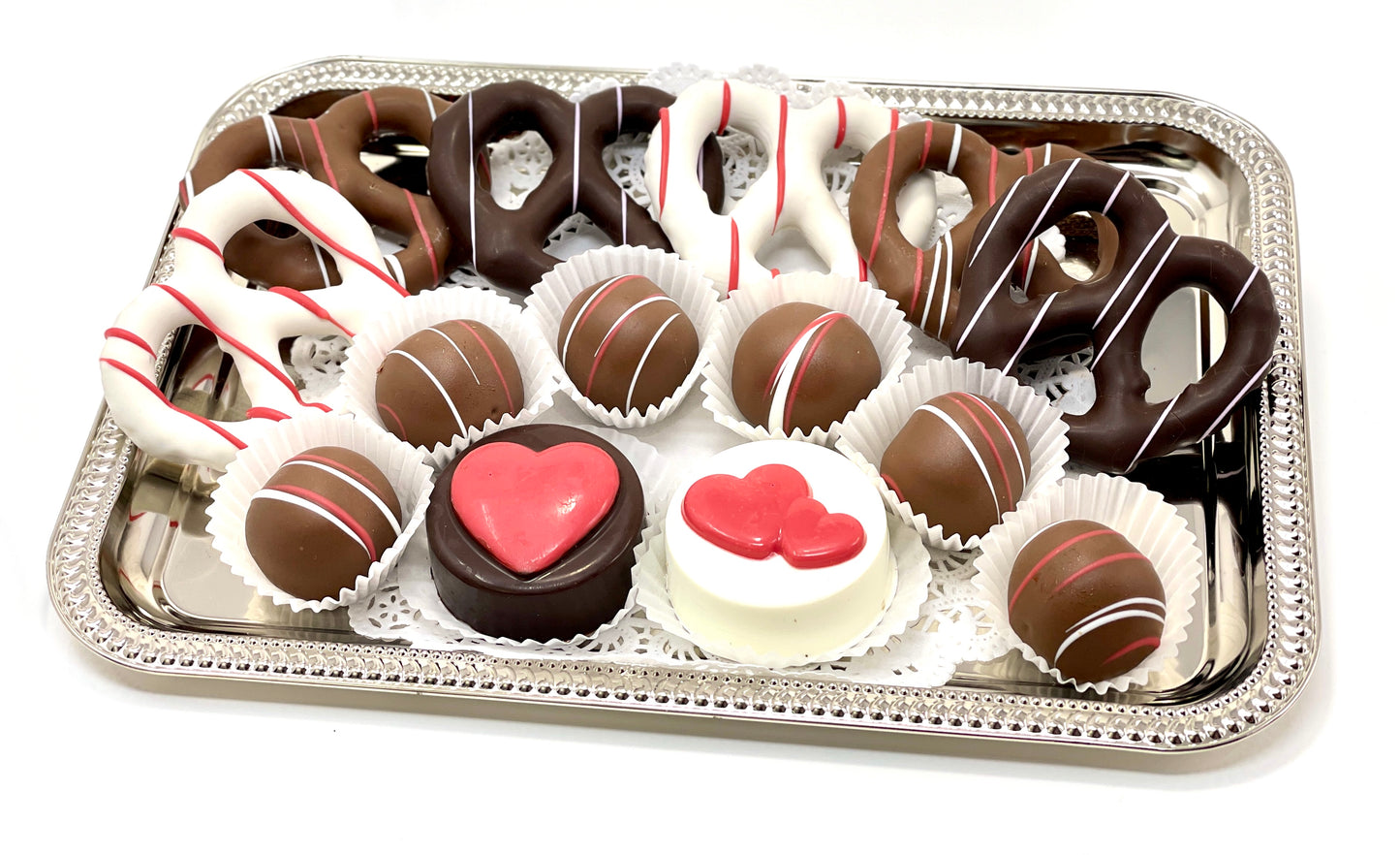 Valentine's Day Classic Mixed Platter - The Dessert Ladies