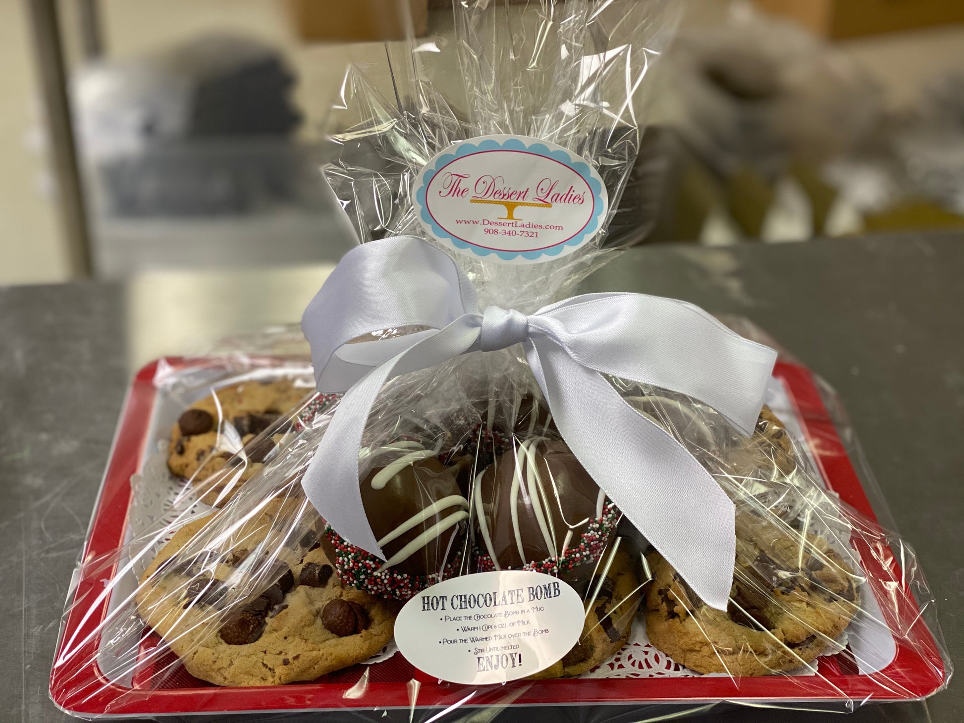 Hot Chocolate Bombs & Cookies - The Dessert Ladies