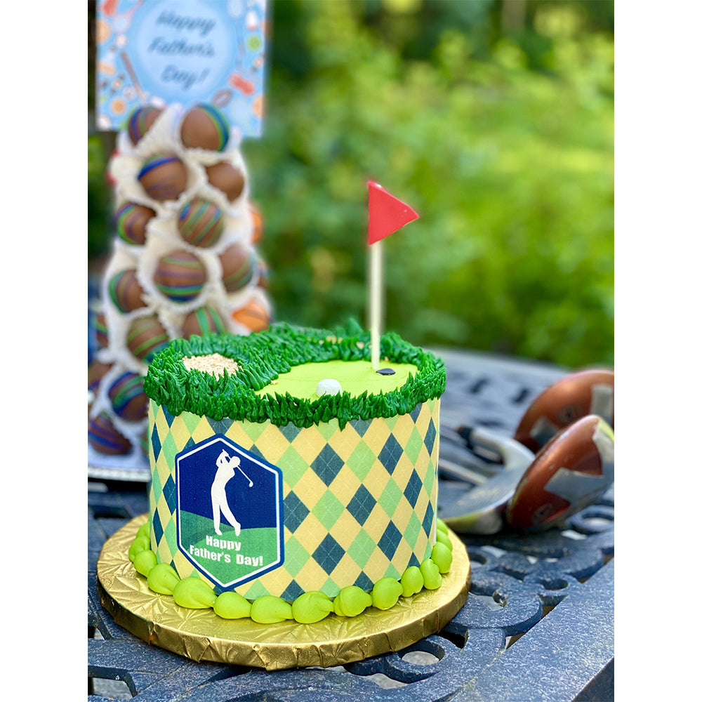 Father’s Day Golf Cake - The Dessert Ladies
