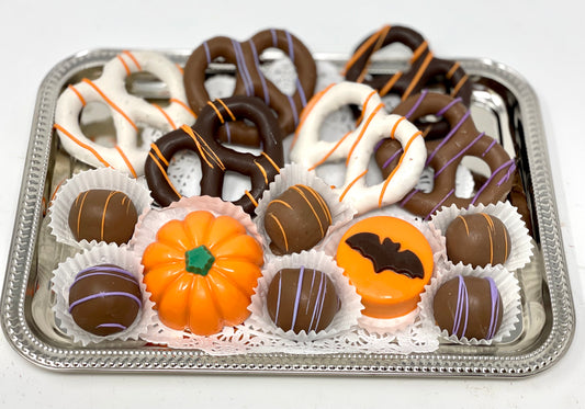 Small Halloween Mixed Chocolate Platter - The Dessert Ladies