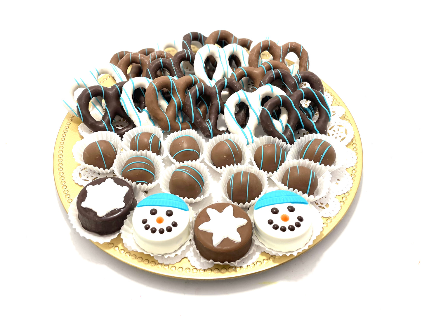 Large Hanukkah Mixed Chocolate Platter - The Dessert Ladies